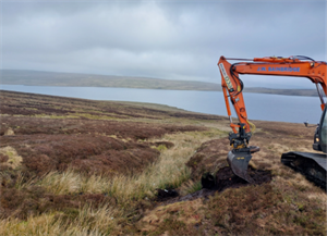 Restoration works in the North Pennines. Credit: Kate Clift.